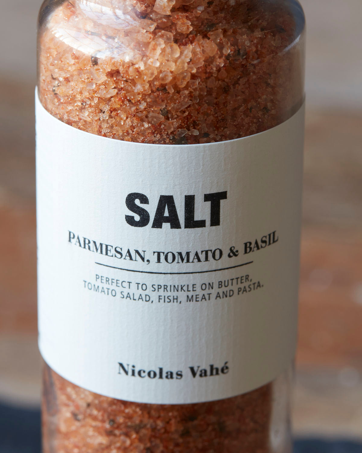 Salzmühle mit Parmesan, Tomato & Basilikum