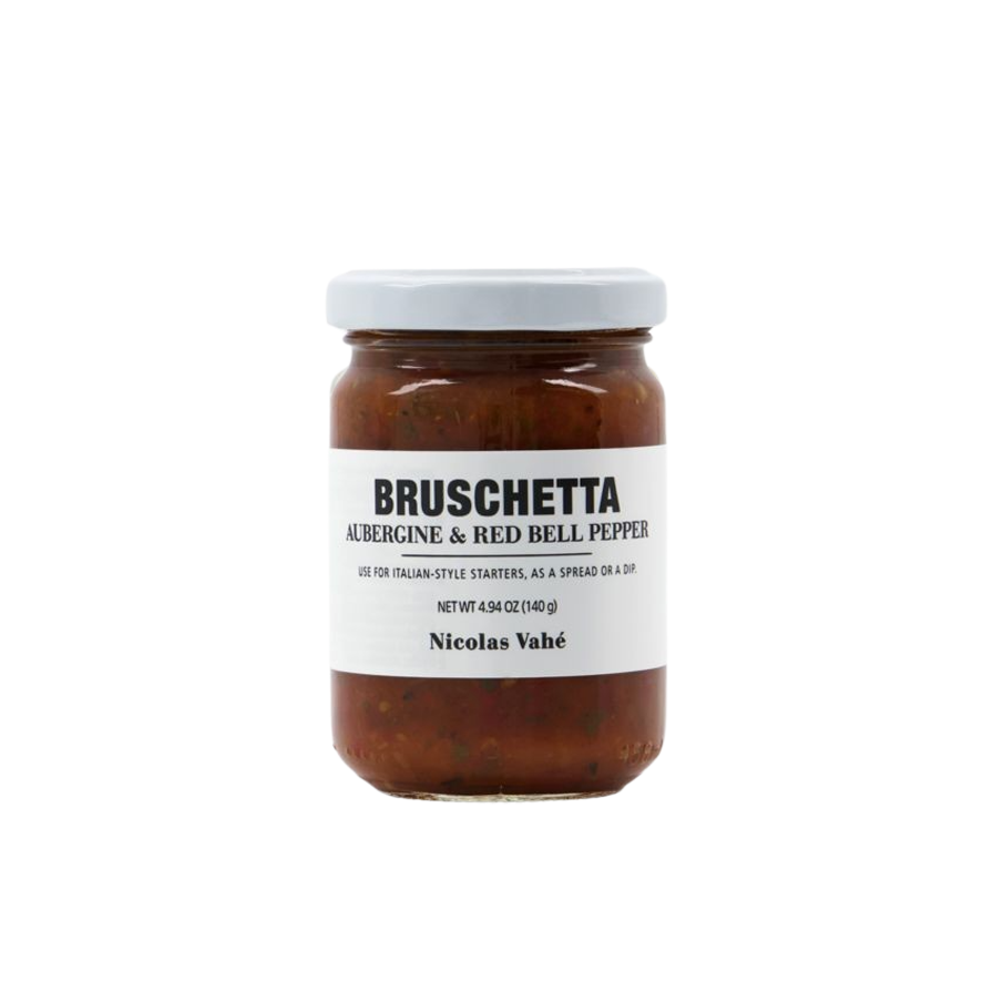 Bruschetta mit Aubergine & Paprika